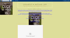 Desktop Screenshot of ceramicsandbeyond.blogspot.com