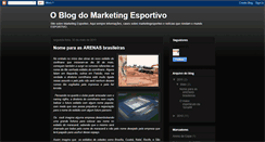 Desktop Screenshot of esportesmarketing.blogspot.com