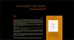 Desktop Screenshot of descargalomega.blogspot.com