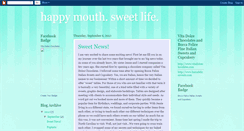 Desktop Screenshot of happymouthsweetlife.blogspot.com