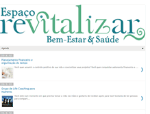 Tablet Screenshot of espacorevitalizar.blogspot.com