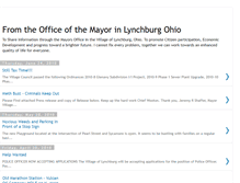 Tablet Screenshot of lynchburgmayorsoffice.blogspot.com