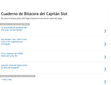 Tablet Screenshot of capitanslot.blogspot.com