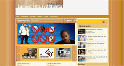 Desktop Screenshot of lamesthits.blogspot.com