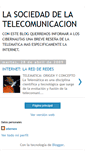Mobile Screenshot of lasociedaddelatelecomunicacion.blogspot.com