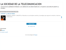 Tablet Screenshot of lasociedaddelatelecomunicacion.blogspot.com