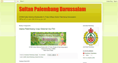 Desktop Screenshot of keratonsultanpalembang.blogspot.com