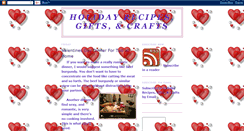 Desktop Screenshot of holidayrecipesgiftscrafts.blogspot.com