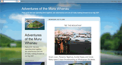 Desktop Screenshot of muru-whanau.blogspot.com