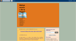 Desktop Screenshot of bibliotecariosdelaregion8.blogspot.com
