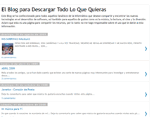 Tablet Screenshot of descargatodoloquequieras.blogspot.com
