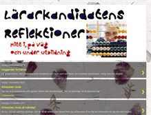 Tablet Screenshot of lararkandidaten.blogspot.com