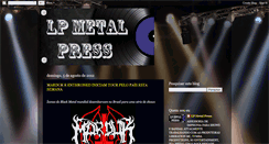 Desktop Screenshot of lpmetalworld.blogspot.com