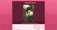 Desktop Screenshot of pizarnikalejandra.blogspot.com