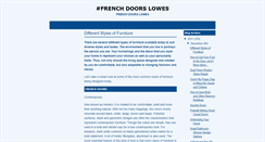 Desktop Screenshot of frenchdoorslowes.blogspot.com