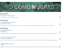 Tablet Screenshot of nocomomuertos.blogspot.com