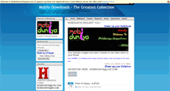 Desktop Screenshot of mobiduniya.blogspot.com