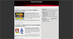 Desktop Screenshot of freelivestream.blogspot.com