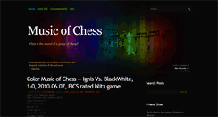 Desktop Screenshot of musicofchess.blogspot.com