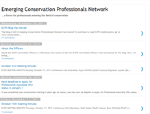 Tablet Screenshot of emergingconservator.blogspot.com