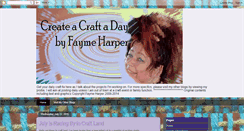 Desktop Screenshot of craftaday.blogspot.com