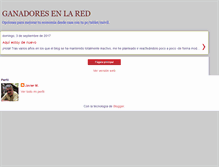 Tablet Screenshot of ganadoresenlared.blogspot.com