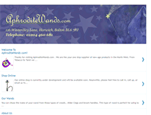 Tablet Screenshot of aphroditewands.blogspot.com