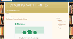 Desktop Screenshot of hangingwithmrd.blogspot.com