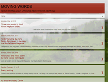 Tablet Screenshot of mariasmovingwords.blogspot.com