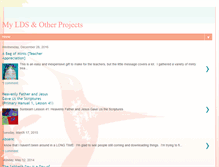 Tablet Screenshot of myldsprojects.blogspot.com