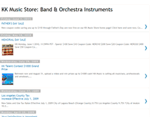 Tablet Screenshot of kkmusicstore.blogspot.com