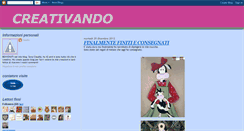 Desktop Screenshot of creativando-claudia.blogspot.com