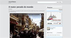 Desktop Screenshot of cincovideos.blogspot.com