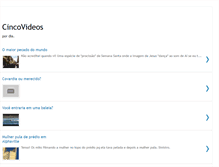 Tablet Screenshot of cincovideos.blogspot.com