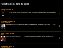 Tablet Screenshot of narrativa-eltorodebarro.blogspot.com