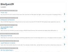 Tablet Screenshot of bikequest09.blogspot.com