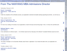 Tablet Screenshot of nanyangmbaadmissions.blogspot.com