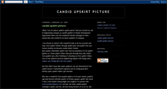 Desktop Screenshot of candid-upskirt-picture.blogspot.com