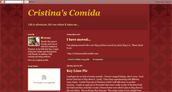 Desktop Screenshot of cristinacomida.blogspot.com