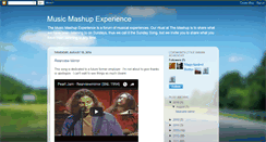 Desktop Screenshot of musicmashupexperience.blogspot.com