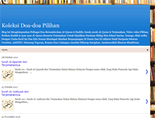 Tablet Screenshot of doa-doa-pilihan.blogspot.com