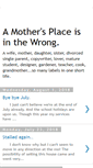 Mobile Screenshot of mothersplaceisinthewrong.blogspot.com