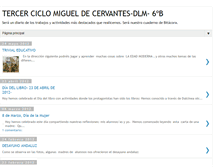 Tablet Screenshot of laclasede5aceipmigueldecervantes.blogspot.com