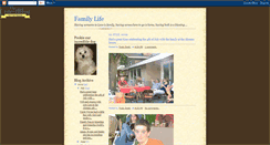 Desktop Screenshot of lifeofafamily.blogspot.com