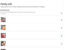 Tablet Screenshot of lifeofafamily.blogspot.com