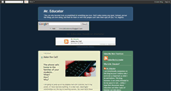 Desktop Screenshot of educatormr.blogspot.com