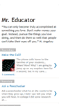 Mobile Screenshot of educatormr.blogspot.com