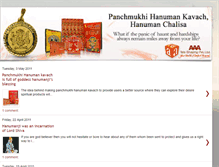 Tablet Screenshot of panchmukhihanumankavach.blogspot.com