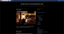Desktop Screenshot of debatesfotograficos.blogspot.com