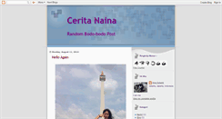 Desktop Screenshot of ceritanaina.blogspot.com